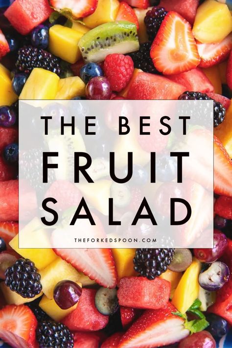 Orange Juice Dressing, Breakfast Fruit Salad, Easy Fruit Salad, Fruit Salad Ingredients, Easy Fruit Salad Recipes, Best Fruit Salad, Summertime Salads, Dressing For Fruit Salad, Fruit Salad Recipe