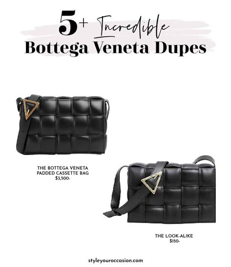 Do you love the Bottega Veneta aesthetic but not the sticker price? Check out these incredible dupes and look a likes for the iconic Bottega Veneta bag, boots, and sandals. These bottega veneta bag dupes will make you do a double take so you can have that chic, designer look for less! Bottega Veneta Aesthetic, Bottega Veneta Padded Cassette Bag, Bottega Jodie, Bottega Veneta Cassette Bag, Padded Cassette Bag, Pixie Boots, Jodie Bag, Bottega Veneta Sandals, Bottega Veneta Pouch