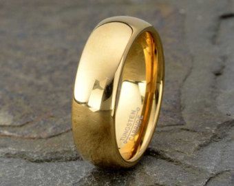 Mens Wedding Rings Tungsten, Gold Tungsten Wedding Bands, Matching Couple Rings, Mens Gold Wedding Band, Mens Wedding Bands Tungsten, Tungsten Wedding Band, Rings Mens Wedding Bands, Tungsten Wedding Rings, Mens Gold Rings