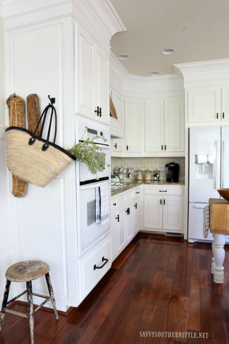 Kitchen With Mahogany Floors, Mahogany Floors Kitchen, White Kitchen Cherry Floors, Cherry Wood Floors Kitchen, Cherry Floor Kitchen, Cherry Wood Floor Kitchen, Kitchen With Cherry Floors, Cherry Floors Kitchen, Mahogany Floors