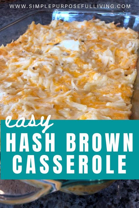 Hash Browns Casserole, Shredded Hashbrown Recipes, Cheesy Potatoes With Hashbrowns, Cheesy Hash Brown Casserole, Hash Brown Potato Casserole, Hashbrown Casserole Easy, Cheesy Hashbrown, Potatoes Casserole, Hashbrown Casserole Recipe