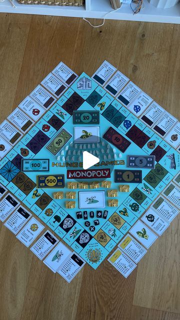 Kira Goode on Instagram: "The finished Hunger Games themed Monopoly! 🐍🔥🎲 

#hungergames #monopoly #crafts" Kira Goode, Monopoly Crafts, Fun Family, Hunger Games, Monopoly, Family Fun, Entertainment, 10 Things, Instagram