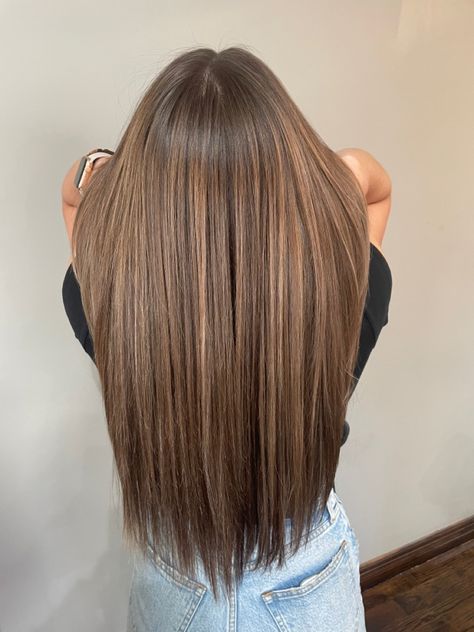 Highlights For Medium Brown Hair, Brunette Blond, Brown Haircut, Hair For Kids, Highlights On Dark Hair, Blond Highlights, Blonde Ends, Blonde Highlights On Dark Hair, Medium Brown Hair