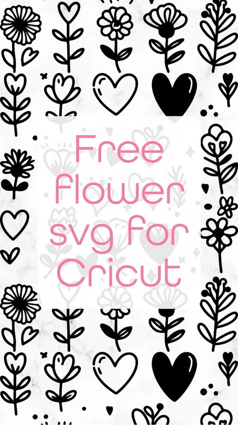 Grab this Free flower svg for Cricut, that has over 15 floral and other motifs included, download it Free Flower Svg Files For Cricut, Free Vinyl Svg Files, Free Cricut Downloads, Flower Svg Free, Nightmare Before Christmas Font, Cricut Free Svg Files, Cricut Flowers, Christmas Fonts Alphabet, Merry Christmas Font