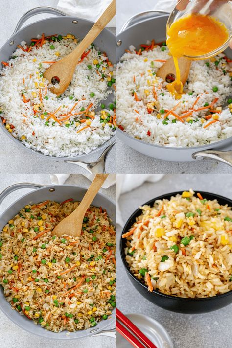 White Rice Pairings, Food To Eat With White Rice, Fried Rice Leftover White Rice, What To Cook With White Rice, What Can I Make With Left Over White Rice, White Rice Meals, White Rice With Vegetables, Leftover White Rice Recipes, Leftover White Rice