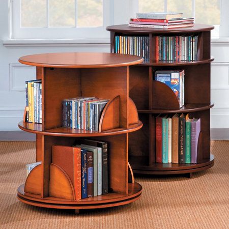 Swivel Book/Media Stand Swivel Bookcase, Rv Table, Revolving Bookcase, Floor Screen, Media Stand, Home Office Storage, Repurposed Items, Outdoor Tools, Space Saving Storage