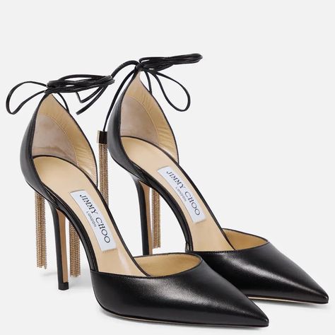 Discover great products at the best prices at Dealmoon. Jimmy Choo Eris 100 leather pumps. Price:$815.40 at Mytheresa Tassel Heels, Jimmy Choo Pumps, Jimmy Choo Heels, Shoes Sale, Business Shoes, Black Leather Heels, Jimmy Choo Shoes, High Heel Pumps, Leather Pumps