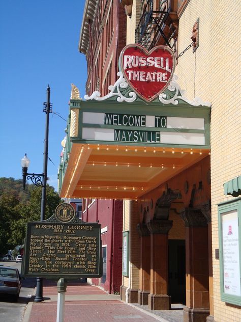 Population: 8,920 Once an important stop on the Underground Railroad, this picturesque Ohio River city is filled with history — Rosemary Clooney was born here, for example! For more information, visit CityofMaysville.com.  - GoodHousekeeping.com Rosemary Clooney, The Underground Railroad, Small Town Living, Small Towns Usa, Small Town America, Small Town Life, Abandoned Castles, River City, Underground Railroad