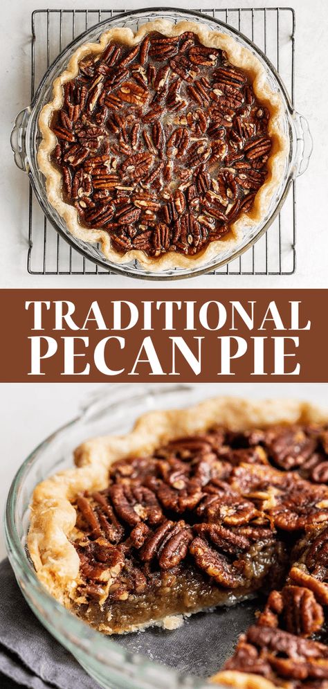 Homemade Thanksgiving Desserts, Best Pecan Pie Recipe, Pecan Filling, Homemade Pecan Pie, Pecan Pie Crust, Fall Eats, Pecan Desserts, Best Pecan Pie, Simple Thanksgiving