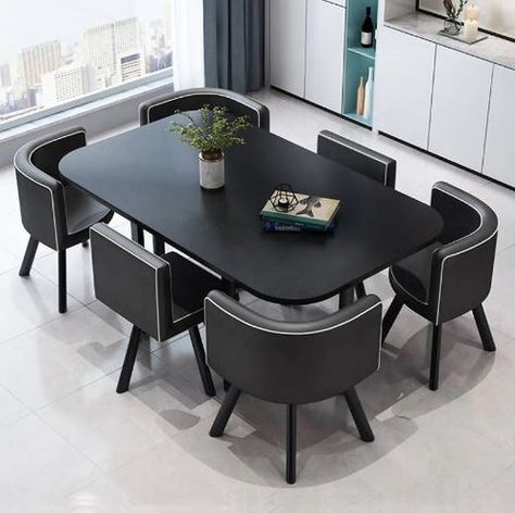 Dining Table – Chic Homz Small Dining Table Apartment, Meeting Desk, Company Meeting, Negotiation Table, Desk Simple, Classic Dining Table, 4 Chair Dining Table, Apartment Dining, Simple Desk