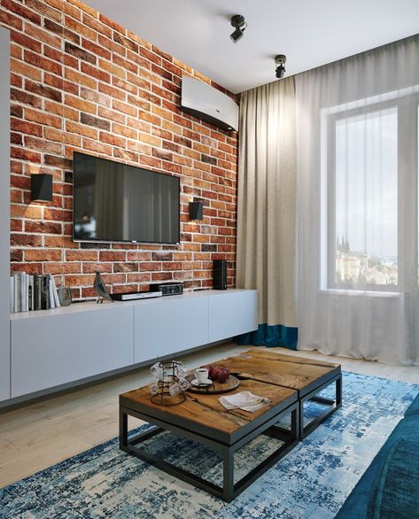 Painting brick interior wall