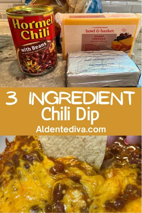 Golden Corral Recipes, 3 Ingredient Chili, Easy Tamale Pie, Chili Dip Recipes, Stove Top Stuffing Meatloaf, Stuffing Meatloaf, Chili Cheese Dip, Hormel Chili, Stove Top Stuffing