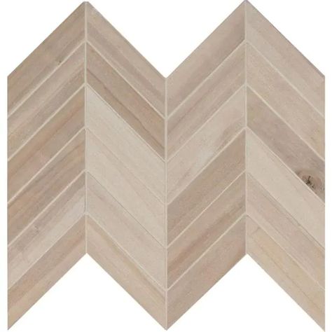 MSI Havenwood Beige Chevron 12 in. x 15 in. x 9mm Matte Porcelain Mosaic Tile (10 sq. ft. / case) NHAVBEICHE12X15 - The Home Depot Chevron Tile, Porcelain Mosaic Tile, Wood Look Tile, Mosaic Flooring, House Tiles, Commercial Flooring, Natural Stone Tile, Porcelain Mosaic, Porcelain Flooring