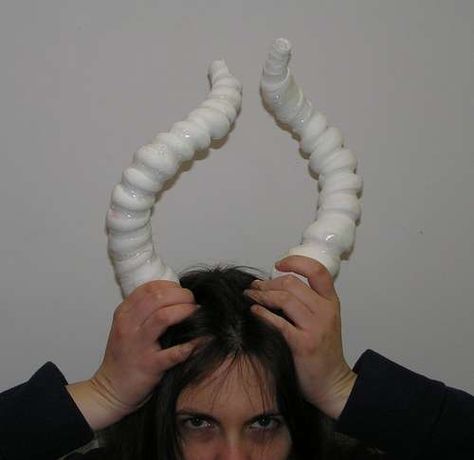 horns Fursuit Eyes, Crayola Model Magic, Diy Horns, Cosplay Horns, Diy Cosplay, Goat Horns, Princess Half Marathon, Model Magic, Cool Art Projects