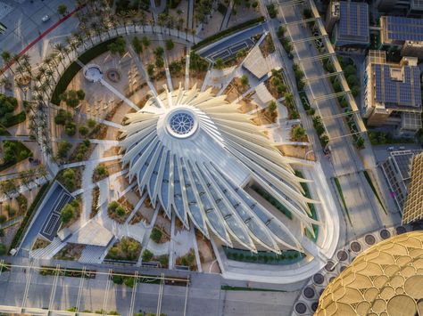 About the UAE Pavilion | UAE Pavilion Arena Design, Calatrava Architecture, Mediterranean Hotel, Mosque Design Islamic Architecture, Church Design Architecture, Eco House Design, Pavilion Plans, Stadium Design, Hotel Concept