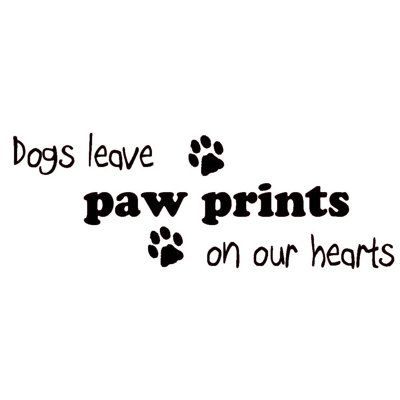 Pretzel Business, Dog Mural, Paw Quotes, Paw Print Art, Heart Wall Decal, King Charles Dog, Animal Wall Decals, Dog Rocks, Vinyl Wall Quotes