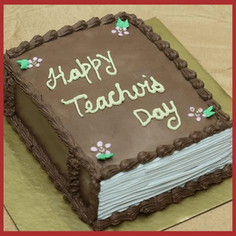 11 Best Teachers' Day Cake Ideas to Surprise Your Teacher Teachers Day Cake Design, Teachers Day Cake Ideas, Teacher Birthday Cake, Teachers Day Cake, Cake Decorating Tutorials Videos, Teachers Day Celebration, Teacher Cakes, Cake Decorating Icing, Beautiful Cake Designs