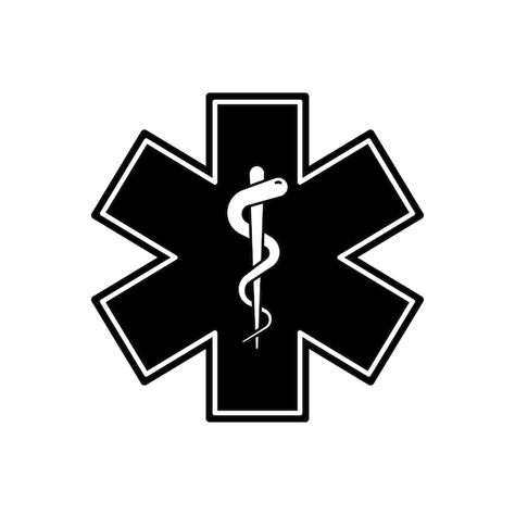 Emergency medical symbol. vector isolate... | Premium Vector #Freepik #vector #medical-sign #medical-symbol #medicine-symbol #hospital-sign Snake Medical, Environmental Signs, Medical Sign, Hospital Logo, Hospital Signs, Star Symbol, Medical Symbols, Emergency Medical, Premium Vector