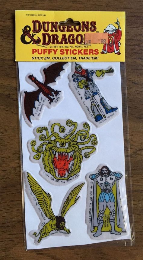 D&D Non-Gaming Merchandise | 2 Warps to Neptune Vintage Dungeons And Dragons, Dungeons And Dragons Cartoon, Dragon Logo, Dark Castle, Gaming Merchandise, Stickers Aesthetic, Puffy Stickers, Commercial Art, Dnd Art