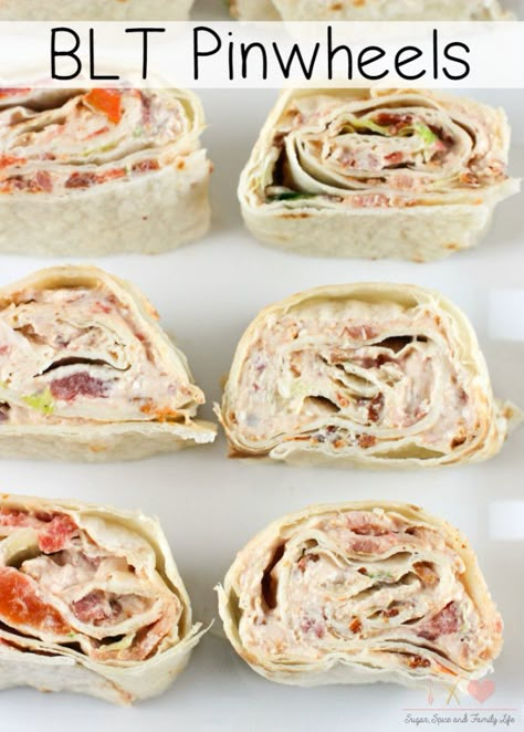 Blt Pinwheels, Blt Roll Ups, Pinwheels Recipe, Pinwheel Appetizers, Tortilla Rolls, Diy Easy Recipes, Roll Ups Tortilla, Pinwheel Recipes, Roll Ups