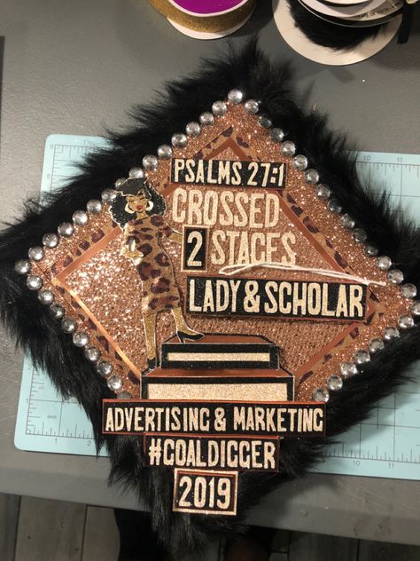 Marketing Major Graduation Pictures, University Advertising, High School Graduation Cap Designs, Marketing Major, Angelo State University, Caps Ideas, College Decision, Graduation Inspiration, Senior Crowns