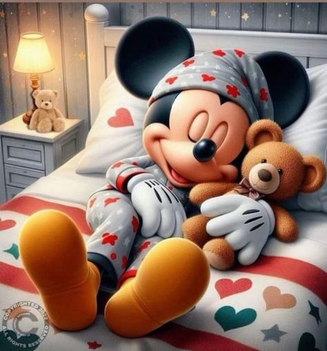 Mickey Mouse Good Night, Painting Mickey Mouse, Mickey Mouse Diy, Mickey Mouse Background, Mouse Diy, Walt Disney Cartoons, Mickey Mouse Illustration, Mickey Mouse Wallpaper Iphone, Disney Best Friends