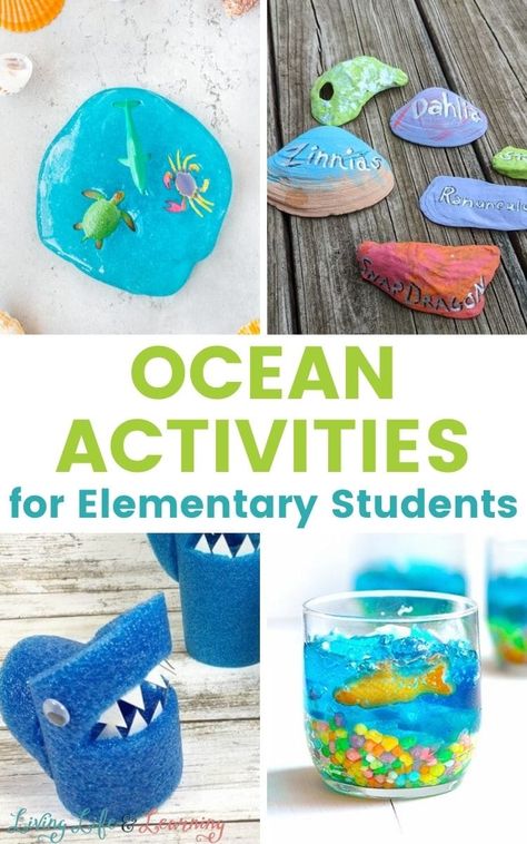 Crafts Elementary School, Ocean Theme Snacks, Ocean Worksheets, Ocean Activities For Kids, Crafts For Elementary Students, Crafts Elementary, Day Camp Activities, Pollution Activities, Ocean Lesson Plans