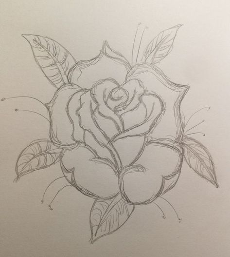 Drawing Roses Pencil Sketch, Rose Drawing Simple Sketch, Rose Drawing Sketch, Simple Flower Drawing Easy, Doodle Minimalist, Simple Rose Drawing, Diy Flower Painting, Sketchbook Ideas Easy, Rose Drawings