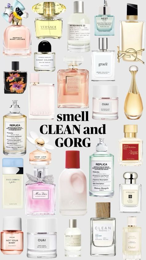 Clean Girl Perfume, Kate Spade Perfume, Perfume Clean, Good Girl Perfume, Smell Clean, Girl Perfume, Perfume Smells, Clean Perfume, Fragrance Lab