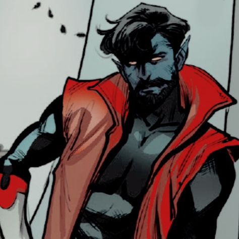 Nightcrawler Kurt Wagner, Nightcrawler Comic Art, Nightcrawler Redesign, Kurt Wagner Fanart, Nightcrawler Pfp, Nightcrawler Icon, Nightcrawler Fanart, Nightcrawler Art, Nightcrawler Marvel