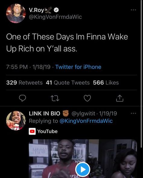 Kingvon Quotes, King Von Tweets Quotes, King Von Tweets, Chief Keef Tweets, King Von Quotes, Von Tweets, Homie Quotes, Mirror Quotes, King Von