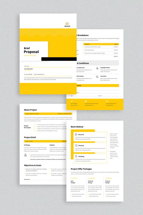 Formal Document Design, Sales Proposal Template, Marketing Proposal Design, Client Proposal Design, Business Proposal Template Design, Business Proposal Ideas, Business Proposal Design, Proposal Template Design, Design Brief Template