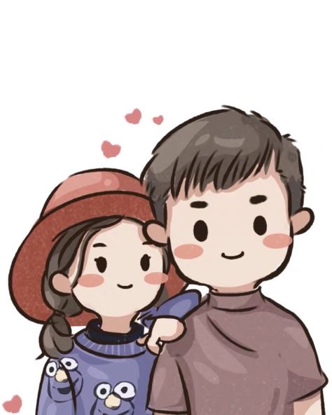 Turn people into cartoon character #drawing #cartoon #cartoonportrait #art Valentine Cartoon Drawings, Character Drawing Cartoon, Cute Cartoon People, Cartoon Character Drawing, Couple Chibi, Kawaii Couple, Valentine Cartoon, Cute Bunny Cartoon, Chibi Anime Kawaii