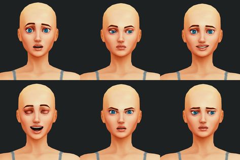 Pose making/faces tutorial Sims 4 Facial Expression Poses, Sims 4 Expression Poses, Sims 4 Angry Poses, Sims 4 Crying Poses, Human Avatar, Faces Tutorial, Story Poses, Discord Account, Expression References