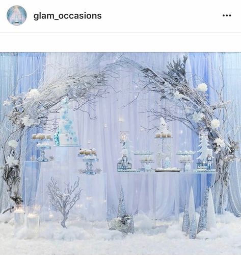 Winter Theme Backdrop, Winter Wonderland Birthday Backdrop, Winter Wonderland Party Entrance, Winter Wonderland Picture Backdrop, Purple Winter Wonderland Backdrop, Winter Wonderland-party, Snowflake Centerpieces, Sweet 16 Winter, Wonderland Wedding Theme