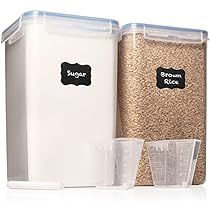 Large Flour Storage Containers, Bulk Food Storage Containers, Large Food Storage Containers, Flour Storage, Flour Container, Pantry Containers, Pantry Storage Containers, Sugar Storage, Sugar Container