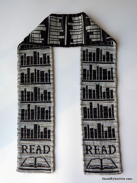 Knit a Book Lover Scarf - It's Double Knit, Fully Reversible & 100% Giftable 📚👀 #knit #knitting #giftideas #booklife Double Knit, Harry Potter Scarf Knitting Pattern Free, Hogwarts Scarf Knitting Pattern, Knit Harry Potter Scarf, Scarf Knit Pattern Harry Potter, Star Wars Double Knit Scarf Pattern, Book Scarf, Double Knitting Patterns, Hand Crochet Baby Blanket