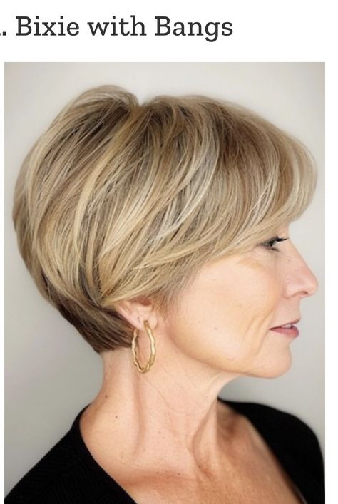 Medium Hair Length, Styles For Medium Hair, Longer Pixie Haircut, Messy Bob Hairstyles, Short Hair Images, Hairstyles For Women Over 60, Short Haircut Styles, Short Grey Hair, Short Hairstyles For Thick Hair