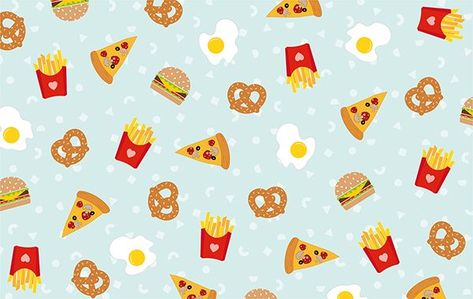 Junk food for days Cute Food Wallpaper, Cheesy Pizza, Food Patterns, Food Wallpaper, Chic Living, Logo Food, Wallpaper Free Download, Parisian Chic, Kids Nutrition