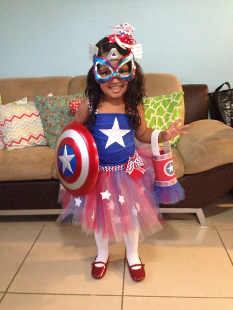 Captain America tutu dress Tutu Dress, Captain America, Diy Clothes, Real Life, Harajuku, Halloween