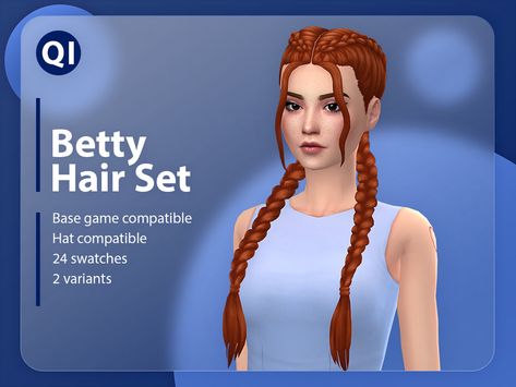 Sims 4 Cc Hair Two Braids, Sims 4 Cc Hair French Braids, Sims 4 Dutch Braids, Sims 4 Cc Pigtail Braids, Sims 4 Cc Braided Pigtails, Sims 4 Cc Two Braids, Sims 4 Cc Hair Plaits, Sims 4 Cc Pigtails Maxis Match, Sims 4 French Braids