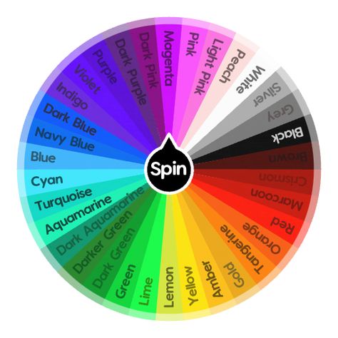 What COLOUR Are You?🤨 Color Palette Wheel, Spin The Wheel Design, Outfit Picker, Character Wheel, Hair Color Wheel, Spin Wheel, Bored Jar, Spin The Wheel, Drawing Ideas List