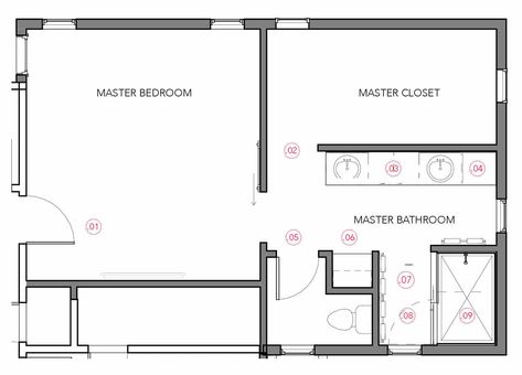 Master Bed Ensuite Layout, Bedroom Floor Plans With Walk In Closet, 2nd Master Suite, Open Plan Master Suite Layout, 20x30 Master Suite Layout, Small Walkin Closet Layout Floor Plans, Small Master Bath Closet Combo, Large Walk In Closet Floor Plan, Master Bath Closet Combo Layout Modern