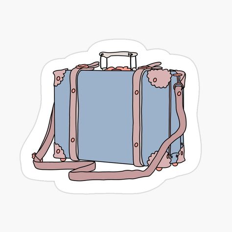 Get my art printed on awesome products. Support me at Redbubble #RBandME: https://www.redbubble.com/i/sticker/Vintage-luggage-vacation-summer-cute-by-Fancydesiner/98900797.EJUG5?asc=u Vacation Stickers, Suitcase Stickers, 3d Cake, Vintage Luggage, Reading Journal, Art Tutorial, Digital Art Tutorial, Journal Stickers, Aesthetic Vintage