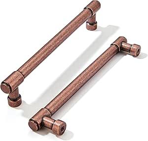 khtumeware 10 Pack 5 Inch(128mm) Vintage Antique Copper Cabinet Pulls Kitchen Cabinet Hardware for Cupboard Drawer Handles Dresser Pulls Copper Hardware Kitchen, Copper Cabinet Hardware, Copper Cabinet Pulls, Cabinet Pulls Kitchen, Copper Cabinet, Copper Hardware, Kitchen Cabinet Pulls, Cupboard Drawers, Dresser Pulls