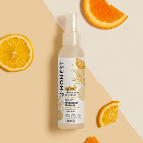 Hair Detangler Spray, Conditioning Hair, The Honest Company, Cleansing Shampoo, Honest Company, Detangler Spray, Safe Cleaning Products, Glam Squad, Hair Color For Women