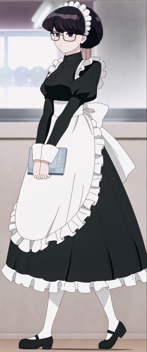 Maids Costume, Sans Cosplay, One Punch Man Funny, Komi Shouko, Komi-san Wa Komyushou Desu, Maid Cosplay, Anime Drawing Books, Anime Maid, Komi Cant Communicate