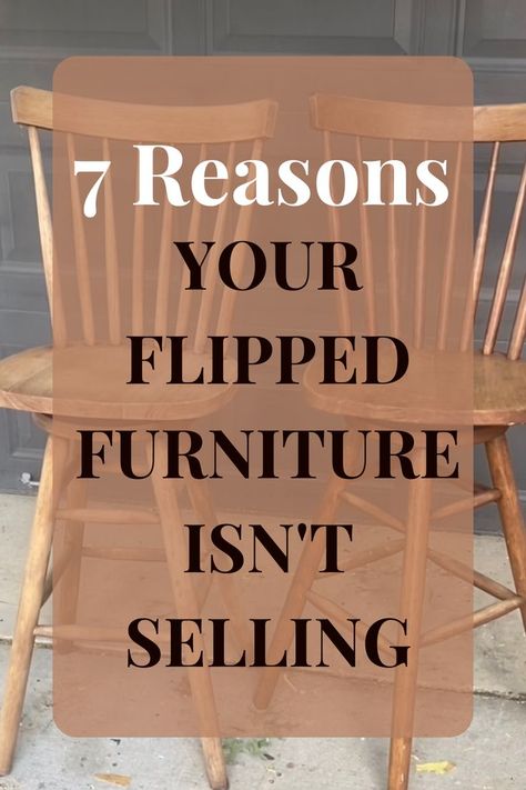 It can be a flipper's biggest hassle. You spend hours - sometimes days - pouring your heart, soul, and literal sweat (and maybe tears!) into a flip. You FINALLY finish and can’t wait to post your final product! You just know it’s going to FLY off the market. Right?? Check out my latest blog for seven important questions to ask yourself about why your flipped furniture might not be selling. Top Selling Furniture, White Furniture With Black Hardware, Wood Furniture Upcycle, Best Furniture To Flip For Profit, Before And After Night Stands, Diy Flip Furniture, Furniture That Sells, How To Stage Furniture To Sell, How To Start A Furniture Flipping Business