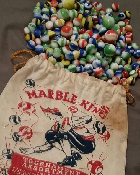 Original Marble King marble bag with Marble king marbles. (Private Collectio, NFS) Bag Of Marbles, Marbles Game, Pretty Marbles, Playing Marbles, Elgin Marbles British Museum, Juicy Marbles, Marble Bag, Antique Marbles, Marble Ball