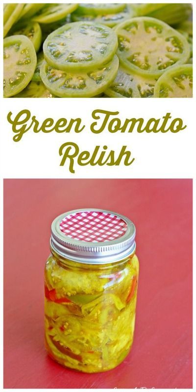 Recipes With Green Tomatoes, Green Tomato Relish, Pickled Green Tomatoes, Green Tomato Recipes, Preserving Foods, Canning Vegetables, Tomato Relish, Relish Recipes, Pickle Relish